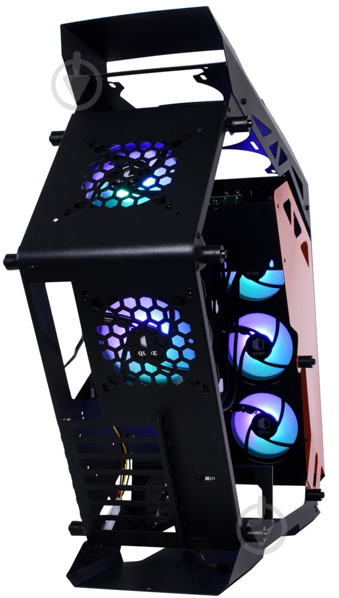 Корпус QUBE Stalker Max Black-Orange (STALKER_FMBE3) - фото 3 Корпус QUBE Stalker Max Black-Orange (STALKER_FMBE3) - фото 3