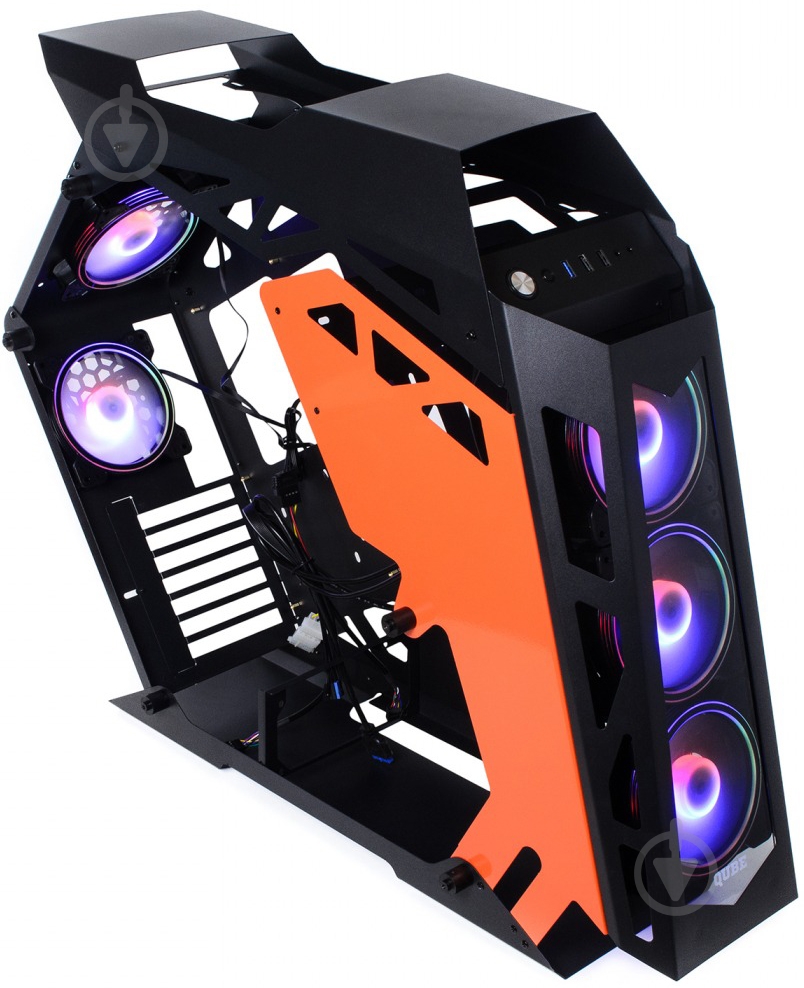 Корпус QUBE Stalker Max Black-Orange (STALKER_FMBE3) - фото 9 Корпус QUBE Stalker Max Black-Orange (STALKER_FMBE3) - фото 9
