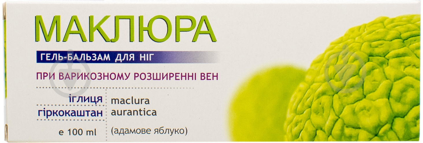 Маклюра Иглица Каштан при варикозном расширении вен гель-бальзам для ног 100 мл - фото 2 Маклюра Иглица Каштан при варикозном расширении вен гель-бальзам для ног 100 мл - фото 2