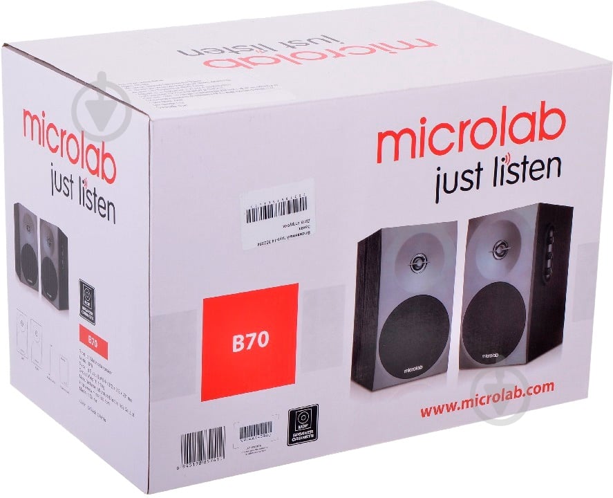 Акустическая система Microlab B-70 2.0 black 20Вт - фото 11