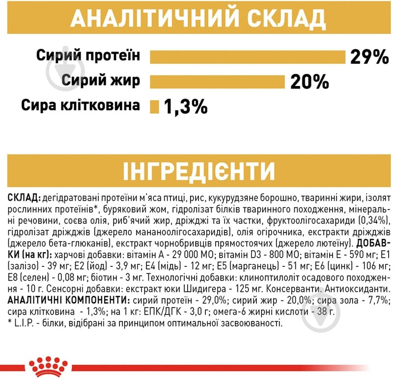 Корм сухой для щенков для малых пород Royal Canin YORKSHIRE TERRIER PUPPY 0,5 кг (домашняя птица, рис, кукуруза) 500 г - фото 8