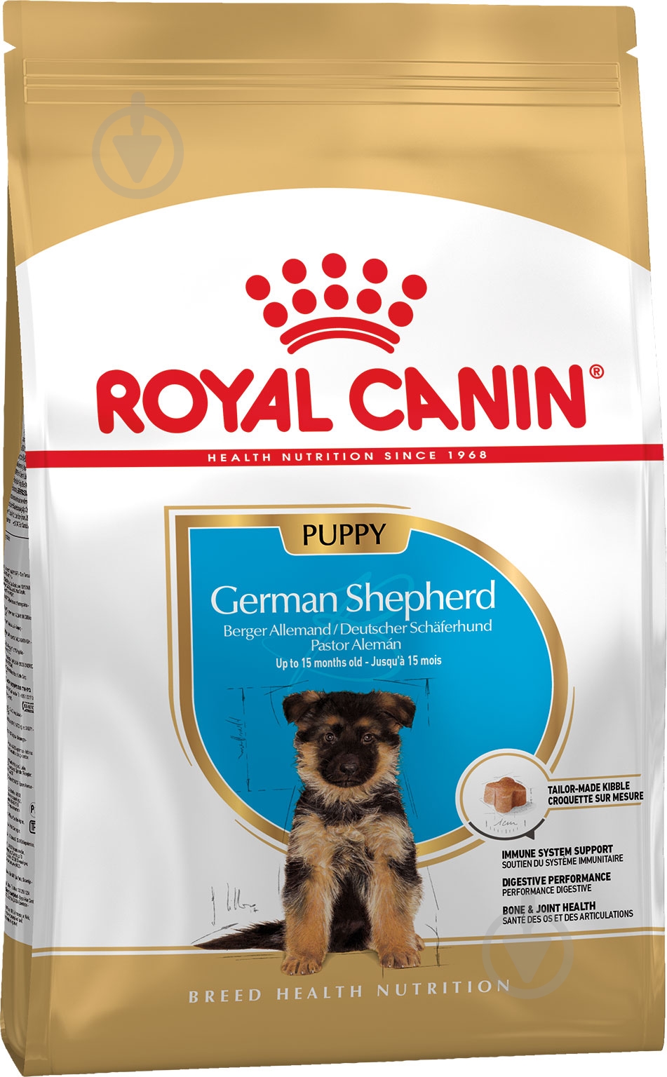 Корм сухой для щенков для крупных пород Royal Canin GERMAN SHEPHERD PUPPY 3 кг (домашняя птица, рис, кукуруза) 3 кг - фото 1