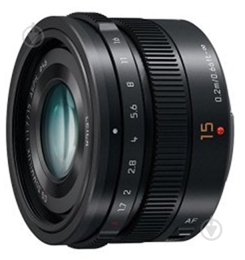 Объектив Panasonic Micro 4/3 15 mm f/1.7 ASPH Black H-X015E-K - фото 2 Объектив Panasonic Micro 4/3 15 mm f/1.7 ASPH Black H-X015E-K - фото 2