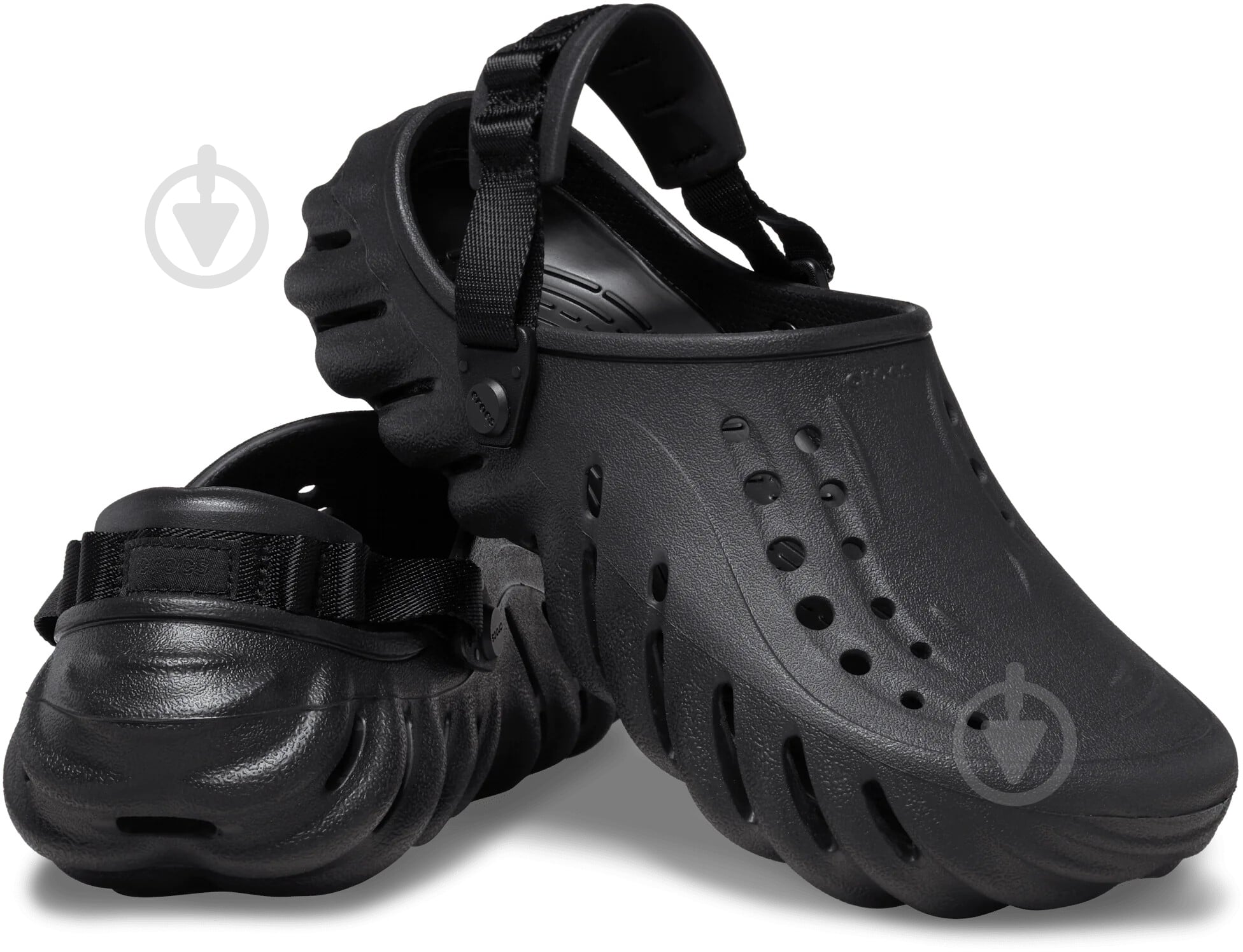 Сабо Crocs Echo Clog Blk 207937-001 р.46/47 чорний - фото 3