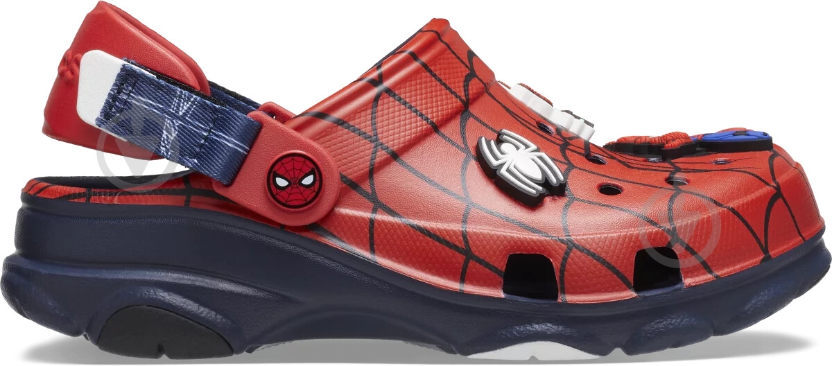 Сабо Crocs Spider-Man All-Terrain Clog T Navy 209258-410 р.22/23 красный - фото 1