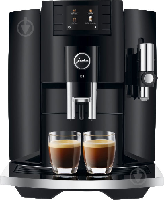 Кофемашина Jura E8 Piano Black EC (15584) - фото 2 Кофемашина Jura E8 Piano Black EC (15584) - фото 2
