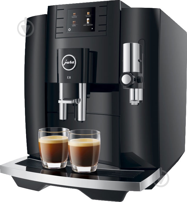 Кофемашина Jura E8 Piano Black EC (15584) - фото 1 Кофемашина Jura E8 Piano Black EC (15584) - фото 1