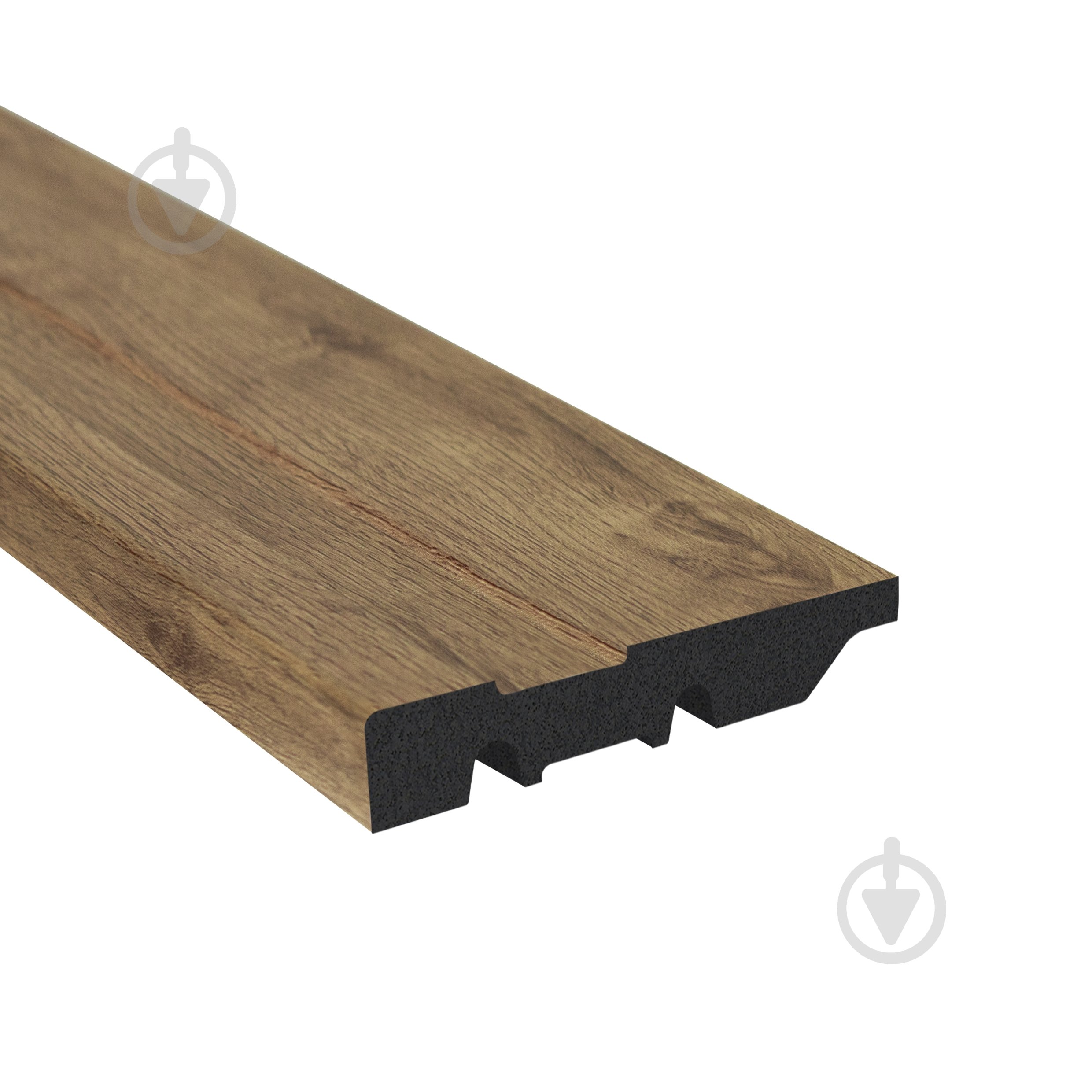 Плинтус MARCO decor 7915-122-SP коричневое дерево 79х15х2500 мм - фото 1