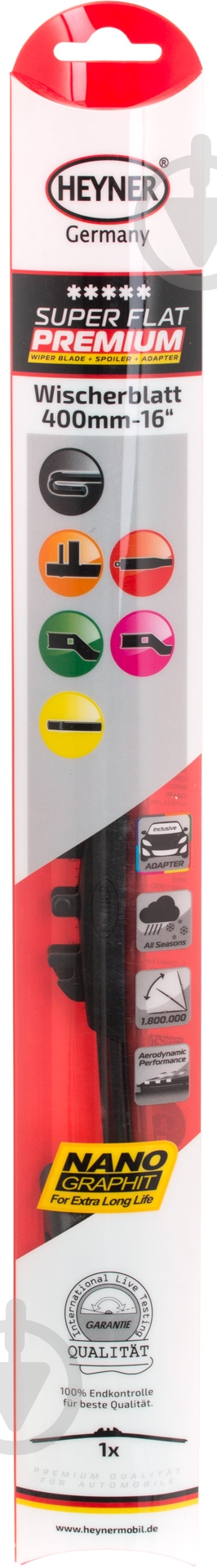 Щітка склоочисника Alca Super Flat Premium 400 мм 1 шт. - фото 4