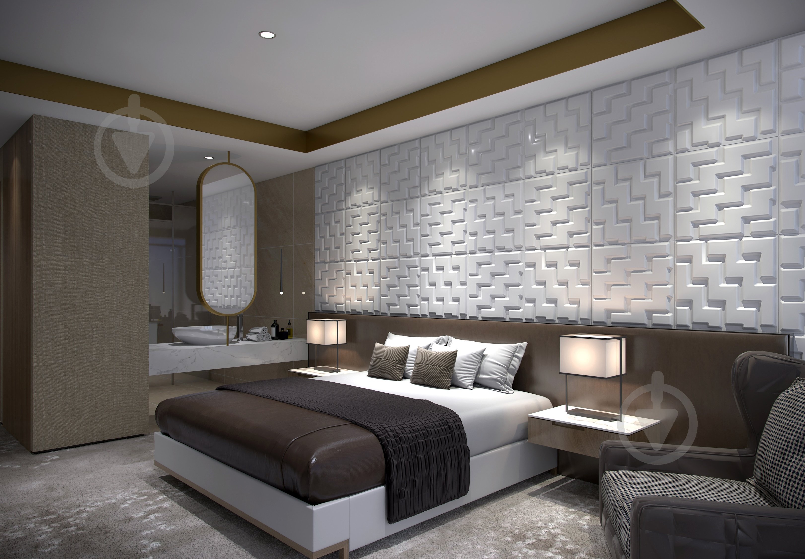 Декоративная панель 3D. STAIRS 500x500 мм - фото 5 Декоративная панель 3D. STAIRS 500x500 мм - фото 5