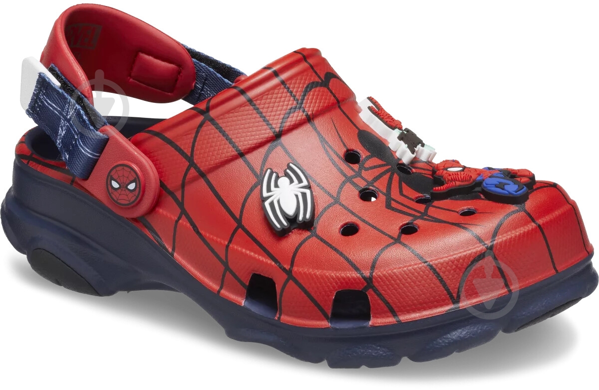 Сабо Crocs Spider-Man All-Terrain Clog T Navy 209258-410 р.27/28 красный - фото 2