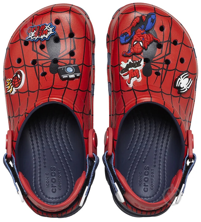 Сабо Crocs Spider-Man All-Terrain Clog T Navy 209258-410 р.27/28 красный - фото 5