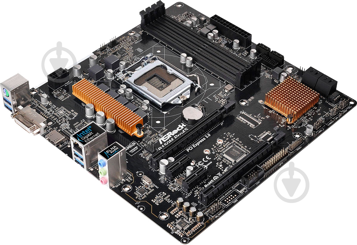 Материнська плата ASRock B150M_PRO4S (Socket 1151, Intel B150, mirco ATX) - фото 3 Материнська плата ASRock B150M_PRO4S (Socket 1151, Intel B150, mirco ATX) - фото 3