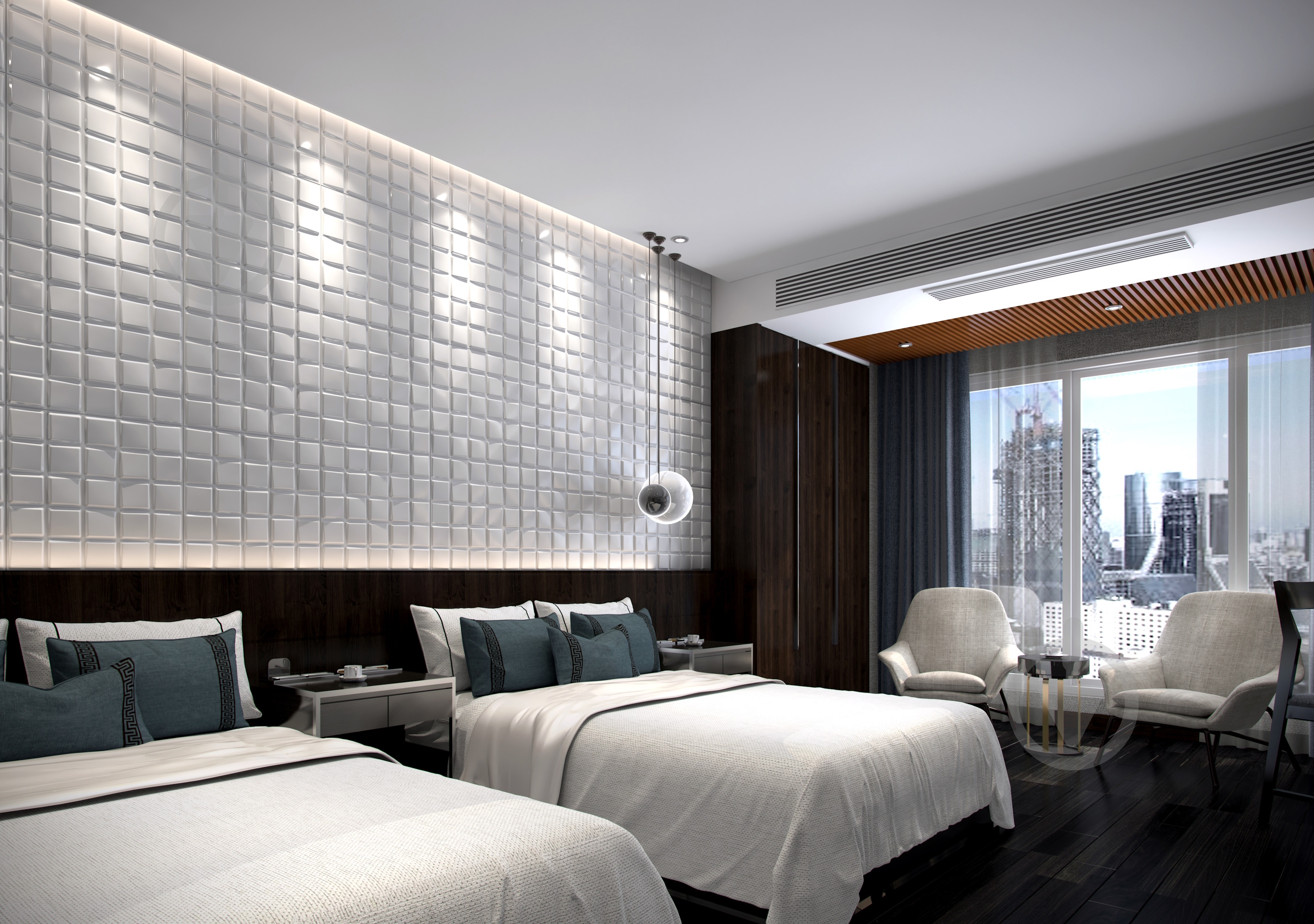 Декоративная панель 3D. WAVE 500x500 мм - фото 4