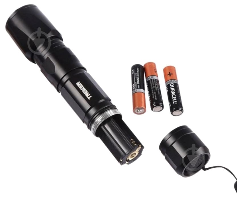 Фонарик Treker LP-4008 черный - фото 2 Фонарик Treker LP-4008 черный - фото 2