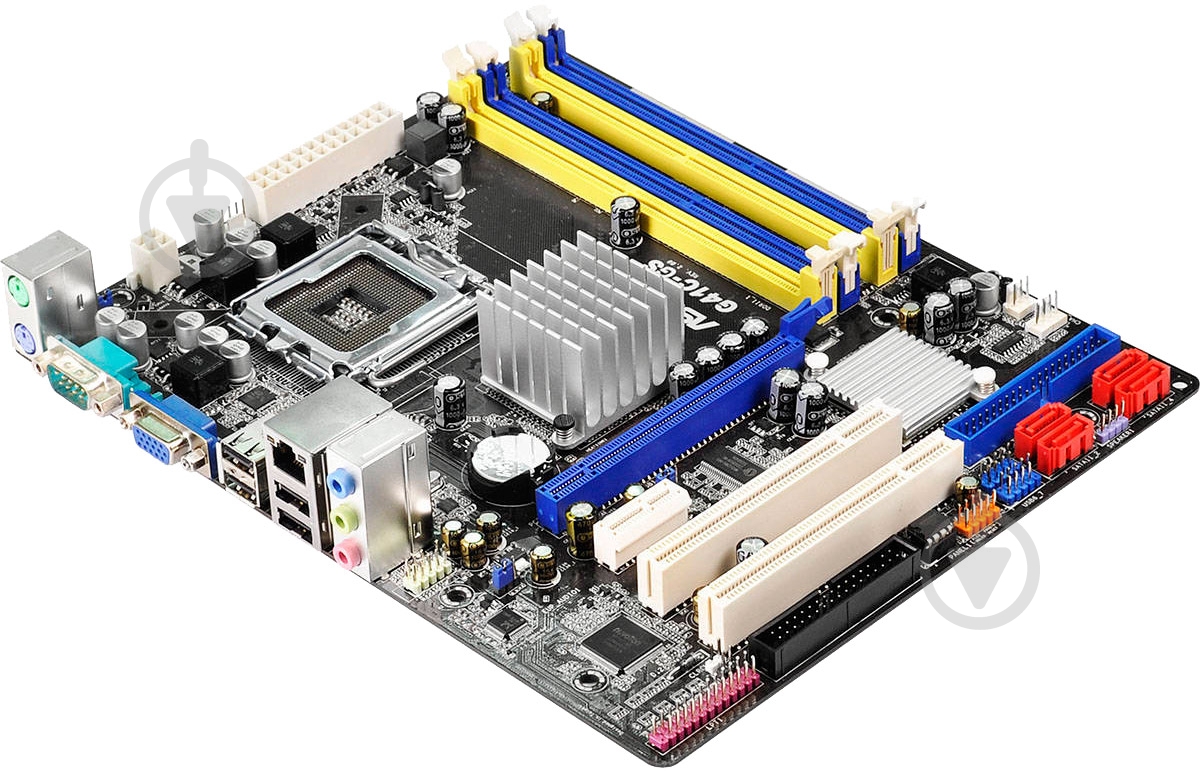 Материнська плата ASRock G41C-GS_R2.0 (Socket 775, Intel G41, mirco ATX) - фото 3