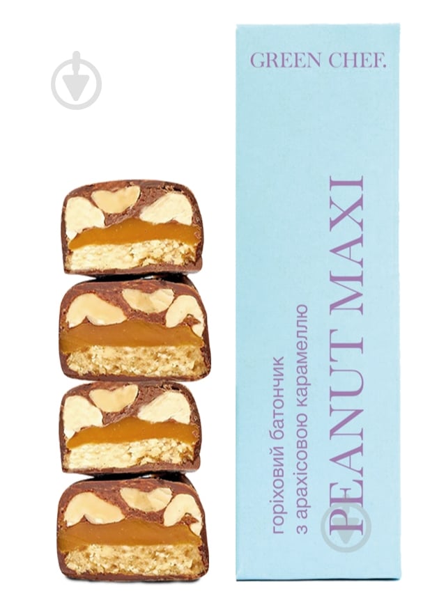 Батончик Green Chef Peanut Maxi - фото 1