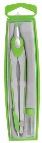 Циркуль Comfort + грифель салатовий - фото 1