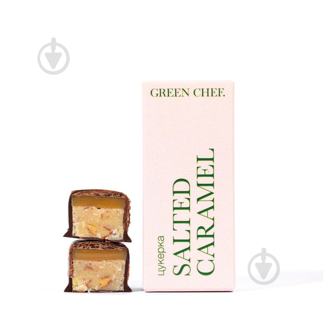 Конфета Green Chef SALTED CARAMEL 30 г - фото 1