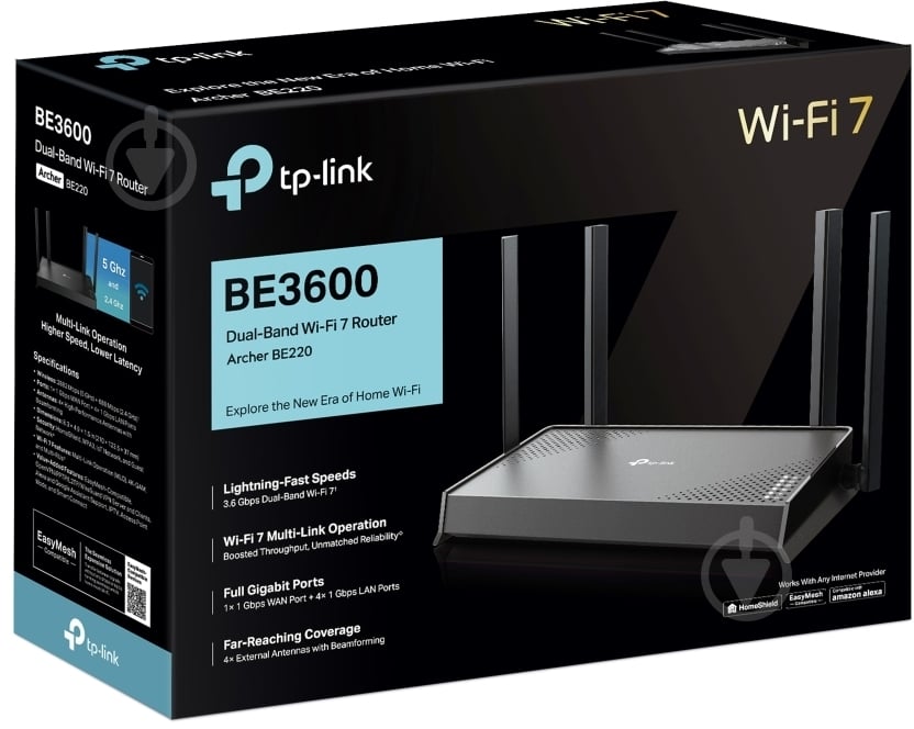 Маршрутизатор TP-Link Archer BE220 - фото 4