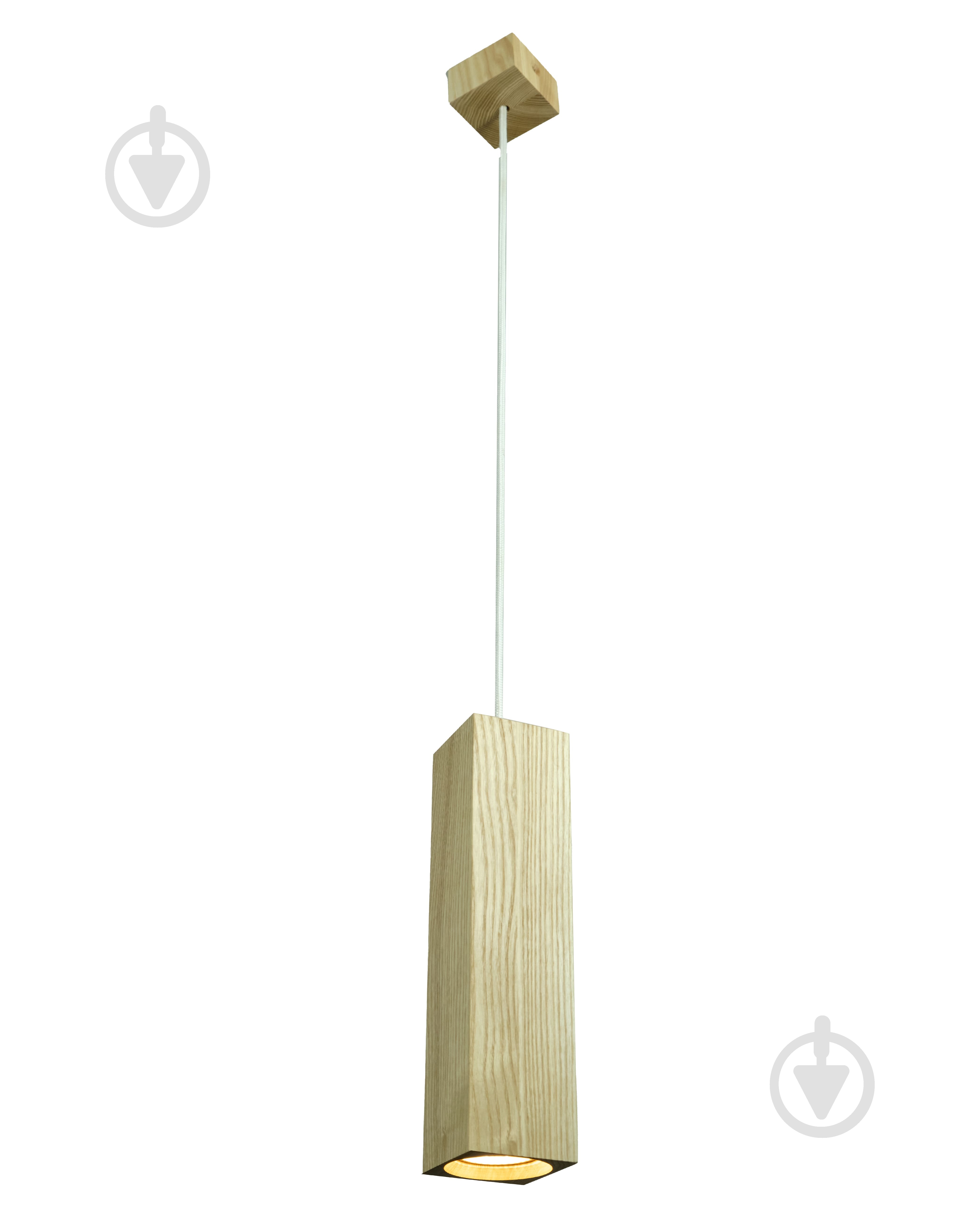 Подвес Iterna Cube P 1xGU10 дерево светлое LW040 - фото 1