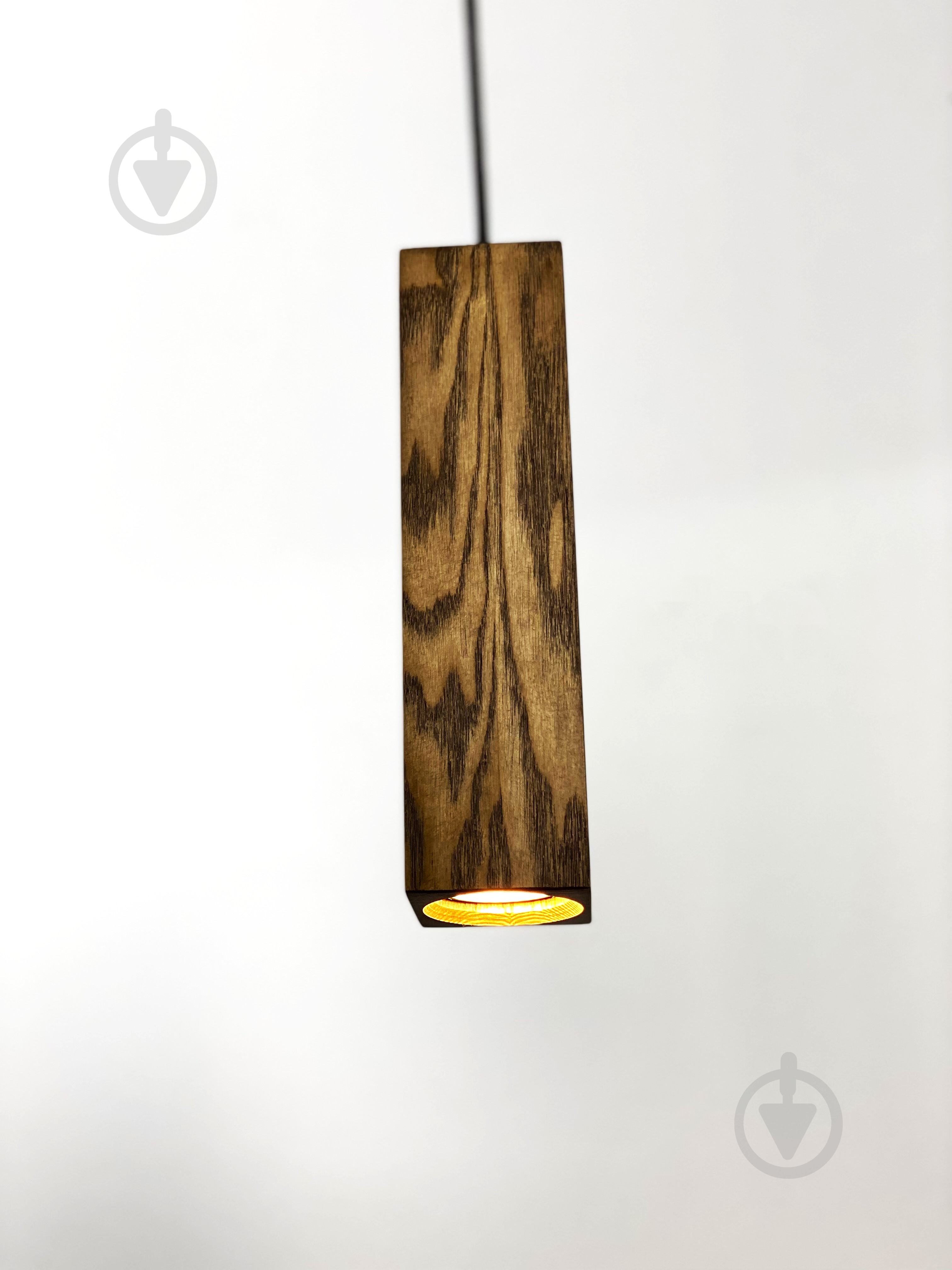 Подвес Iterna Cube P 1xGU10 натуральное дерево LW065 - фото 1