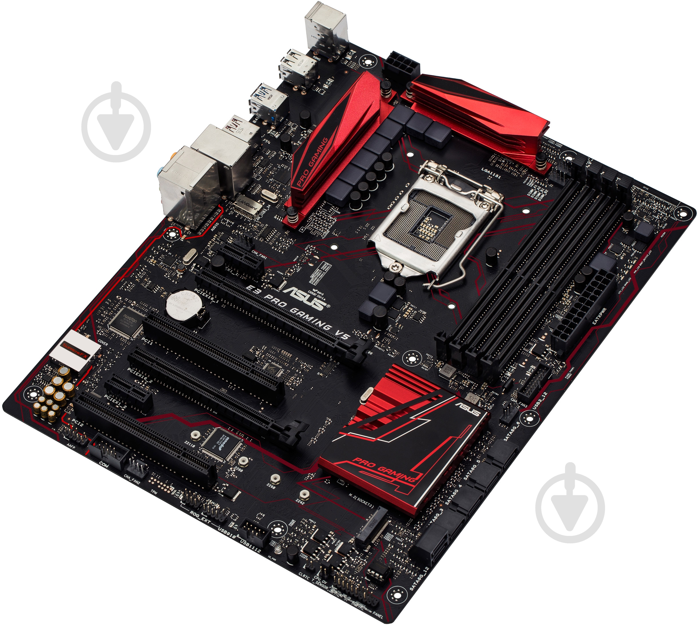 Материнская плата Asus E3_PRO_GAMING_V5 (Socket 1151, Intel C232, ATX) - фото 3