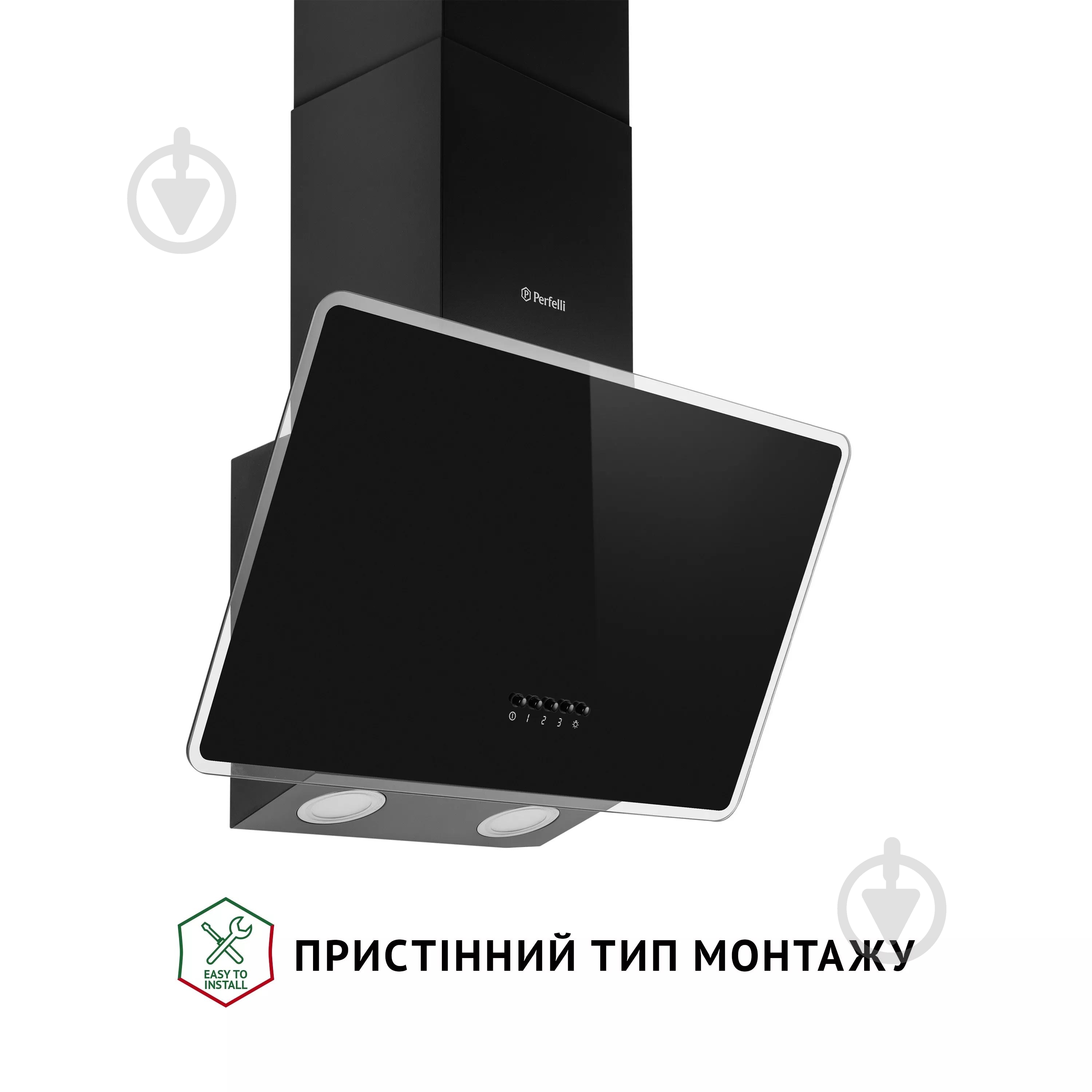 ВИТРИНА! Вытяжка Perfelli VICCO 5HM NERO - фото 2