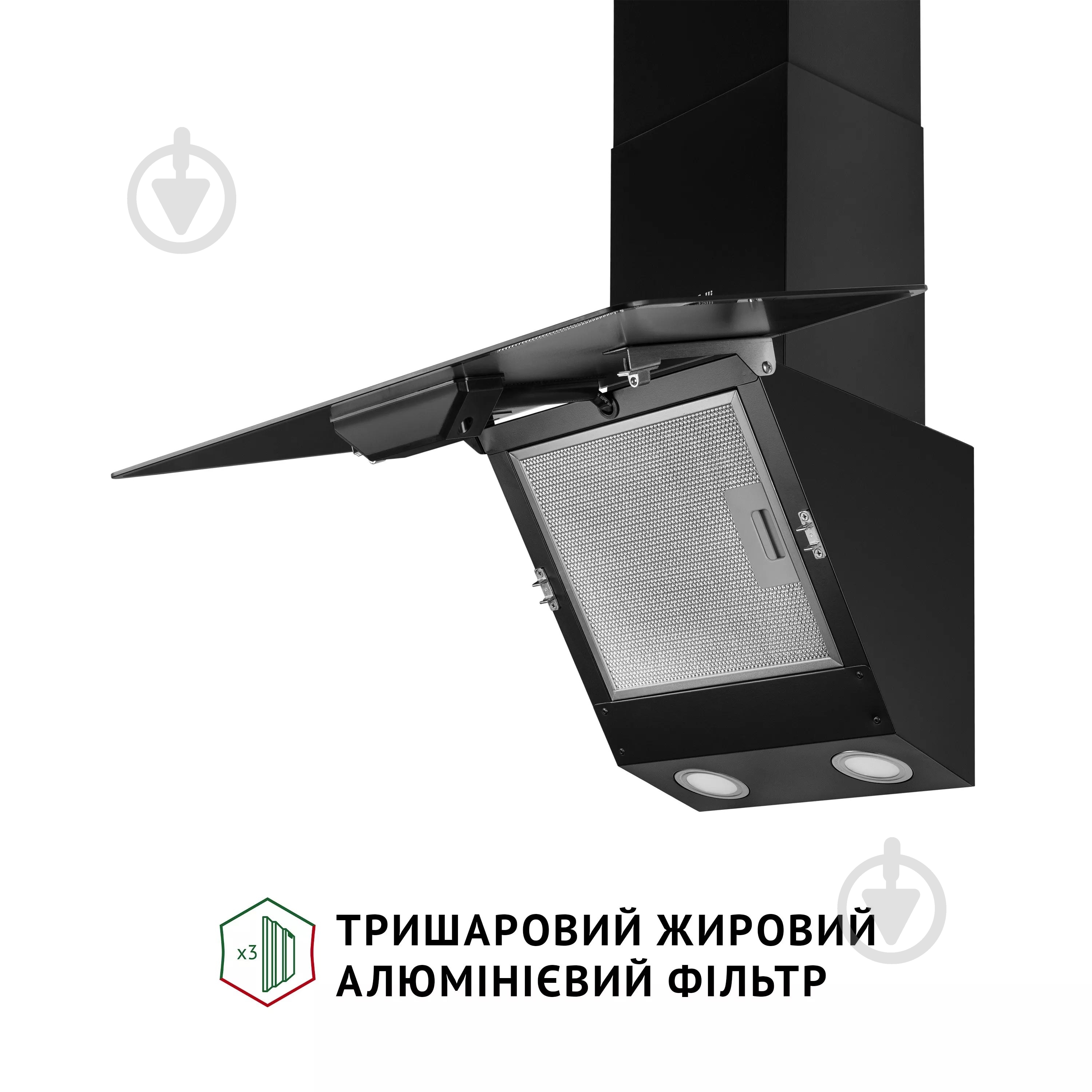 ВИТРИНА! Вытяжка Perfelli VICCO 5HM NERO - фото 5