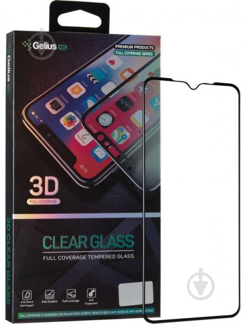 Защитное стекло Gelius Pro 3D для Oppo A73 Black - фото 1 Защитное стекло Gelius Pro 3D для Oppo A73 Black - фото 1