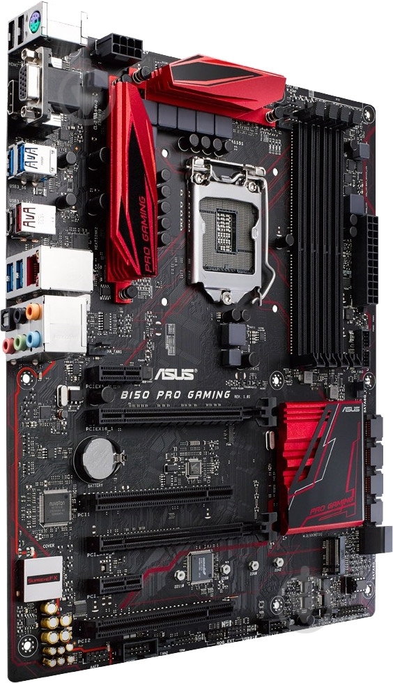 Материнська плата Asus B150_PRO_GAMING (Socket 1151, Intel B150, ATX) - фото 2 Материнська плата Asus B150_PRO_GAMING (Socket 1151, Intel B150, ATX) - фото 2