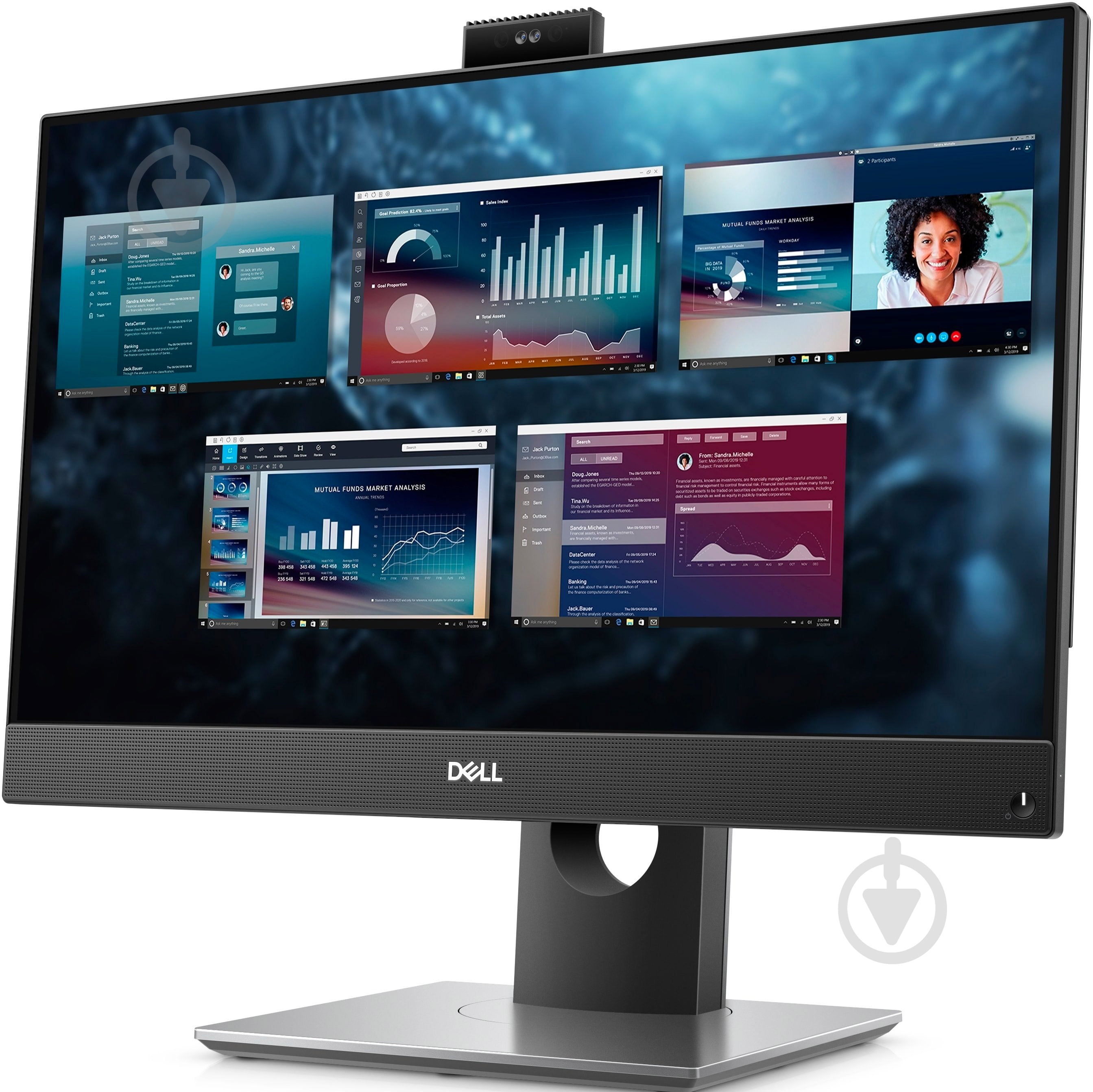 Моноблок Dell Optiplex 5490 23,8 (N207O5490AIO) black - фото 3