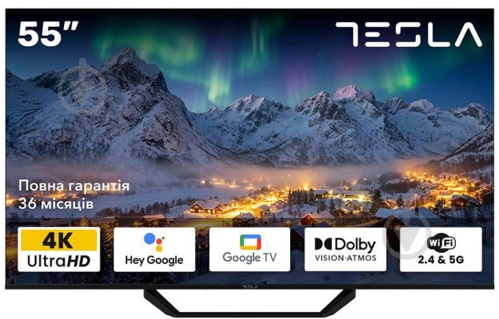 Телевізор TESLA 55E655BUS - фото 1