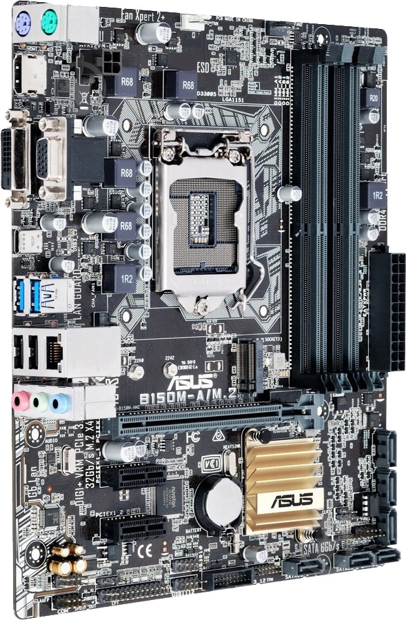 Материнская плата Asus B150M-A/M.2 (Socket 1151, Intel B150, mirco ATX) - фото 2