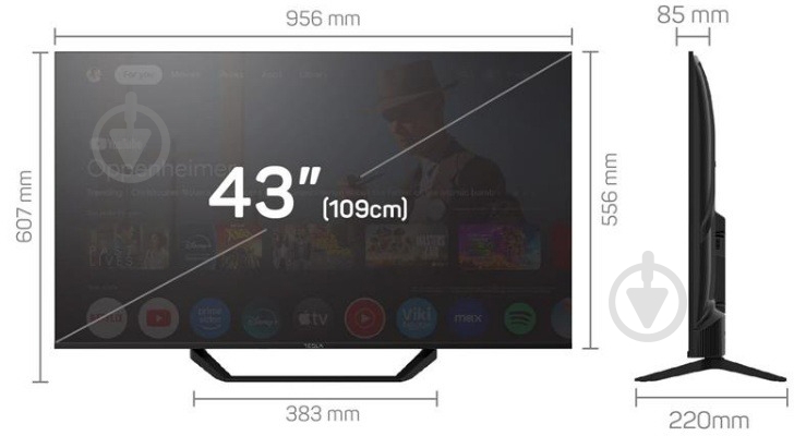 Телевізор TESLA 43E655BUS - фото 14