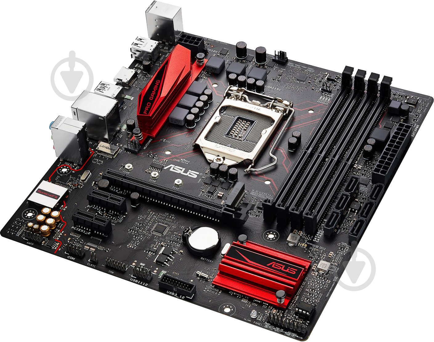 Материнська плата Asus B150M_PRO_GAMING (Socket 1151, Intel B150, mirco ATX) - фото 4