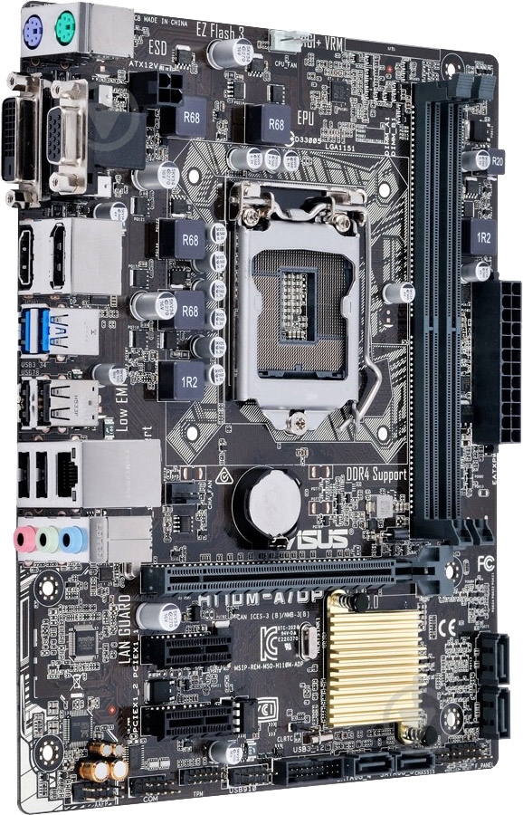 Материнская плата Asus H110M-A/DP/C/SI (Socket 1151, Intel H110, mirco ATX) - фото 2 Материнская плата Asus H110M-A/DP/C/SI (Socket 1151, Intel H110, mirco ATX) - фото 2