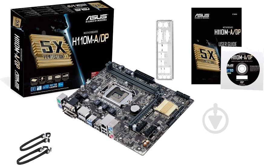Материнская плата Asus H110M-A/DP/C/SI (Socket 1151, Intel H110, mirco ATX) - фото 5 Материнская плата Asus H110M-A/DP/C/SI (Socket 1151, Intel H110, mirco ATX) - фото 5