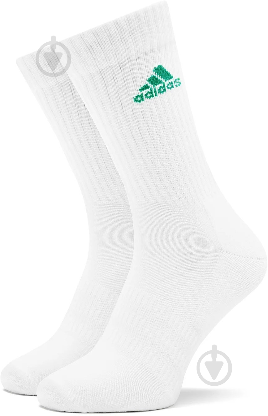 Шкарпетки Adidas Cushioned Crew Socks IC1314 р.XL білий 3 шт. - фото 3