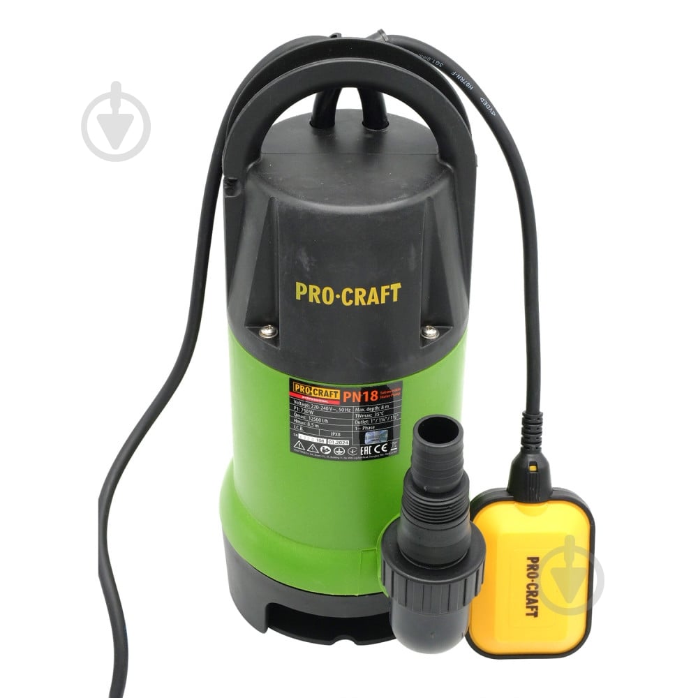 Насос дренажний ProCraft PN-18 000018 - фото 3