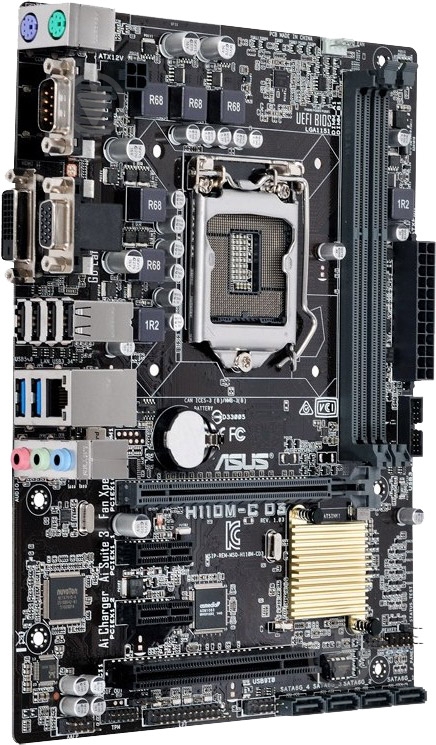 Материнская плата Asus H110M-C_D3 (Socket 1151, Intel H110, mirco ATX) - фото 2