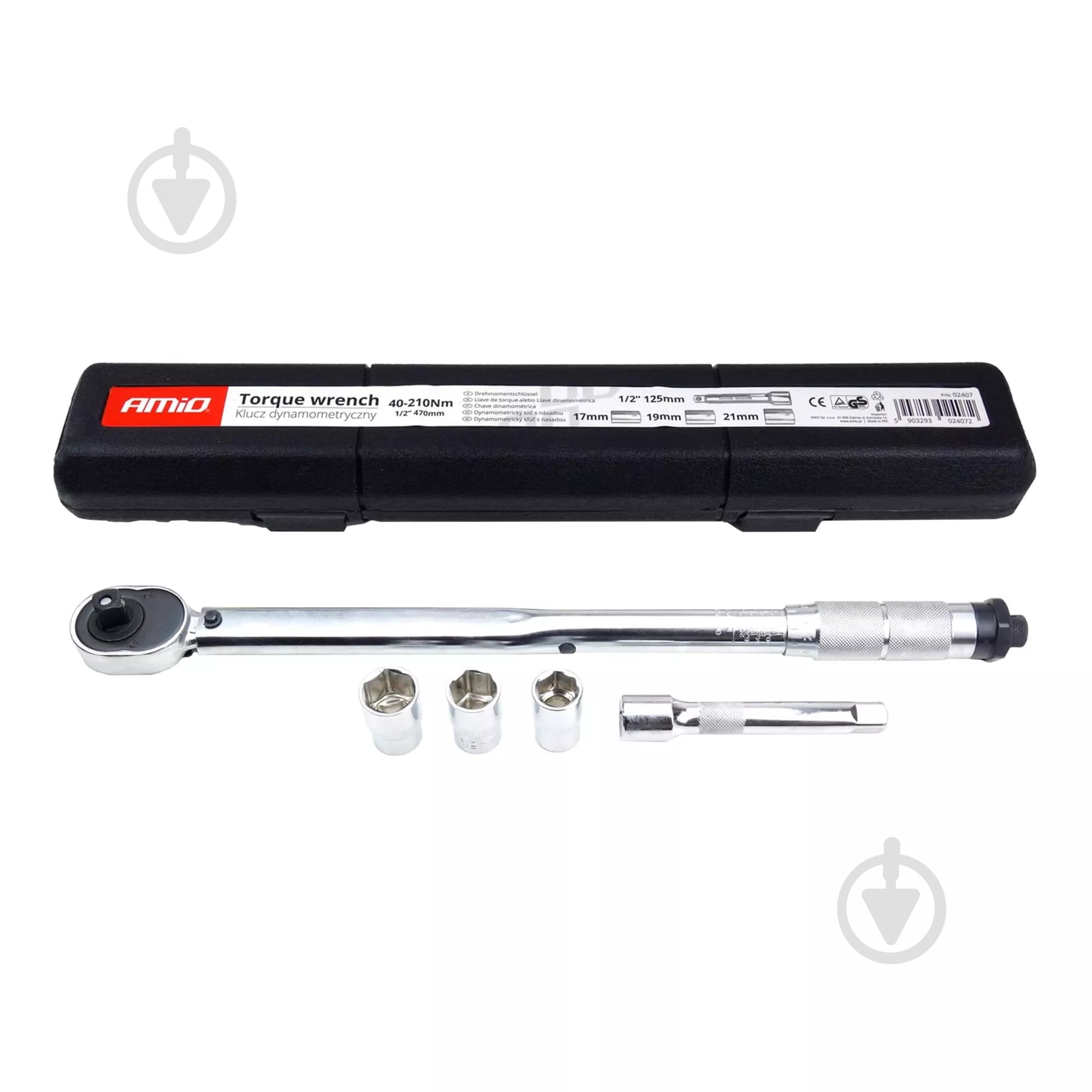 Ключ динамометрический AMiO 40-210 Нм (02407) - фото 1 Ключ динамометрический AMiO 40-210 Нм (02407) - фото 1