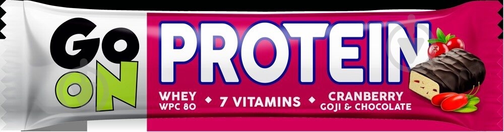 Протеиновый батончик Go on Protein Bar Cranberry 50 г - фото 1