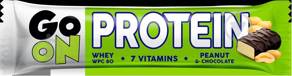 Протеиновый батончик Go on Protein Bar Peanut 50 г - фото 1