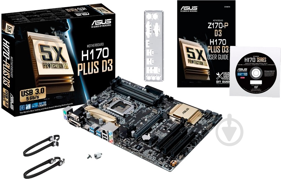 Материнская плата Asus H170-PLUS_D3 (Socket 1151, Intel H170, ATX) - фото 5
