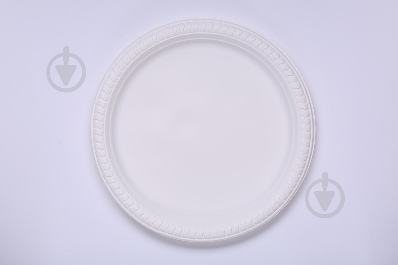 Тарілка одноразова з кукурудзяного крохмалю Ecocorn 50 шт. - фото 3