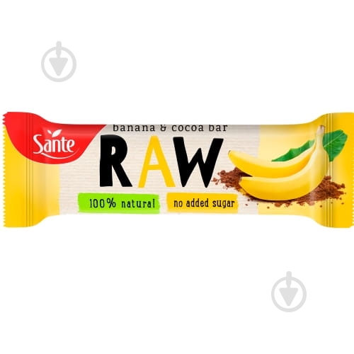 Батончик Go on Raw Fruit Bar Banana & Cocoa 35 г - фото 1