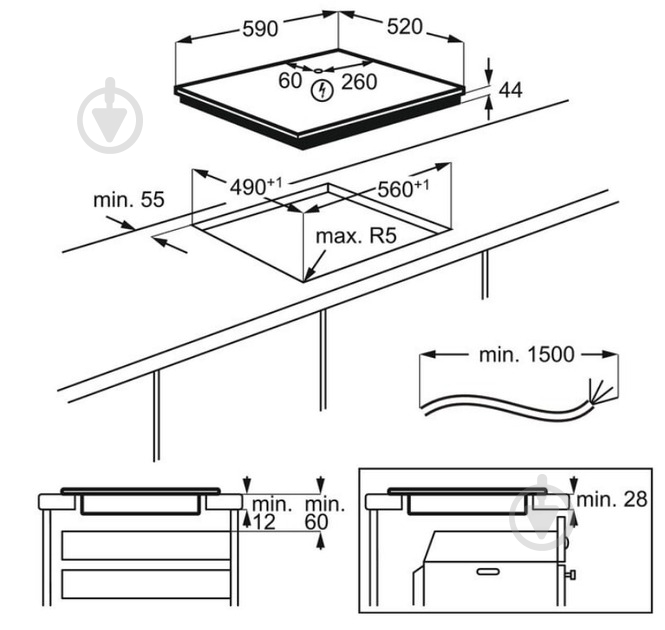 Варочная поверхность индукционная AEG IKE64441FB - фото 13 Варочная поверхность индукционная AEG IKE64441FB - фото 13