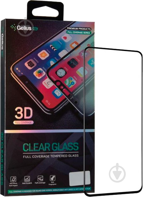 Захисне скло Gelius Pro 3D для Realme 7 Pro Black - фото 1