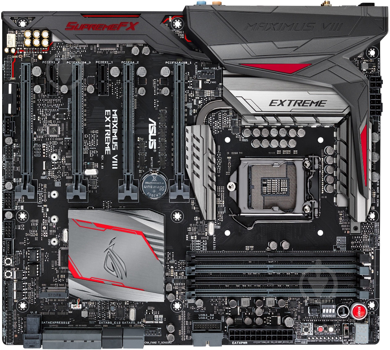 Материнская плата Asus MAXIMUS_VIII_EXTREME (Socket 1151, Intel Z170, E-ATX) - фото 1 Материнская плата Asus MAXIMUS_VIII_EXTREME (Socket 1151, Intel Z170, E-ATX) - фото 1